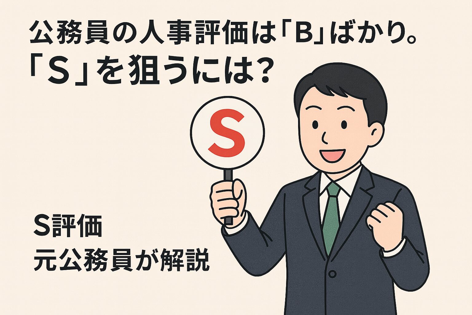 公務員の人事評価はBばかり