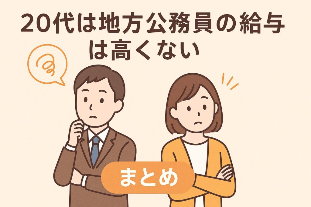 20代の地方公務員の年収