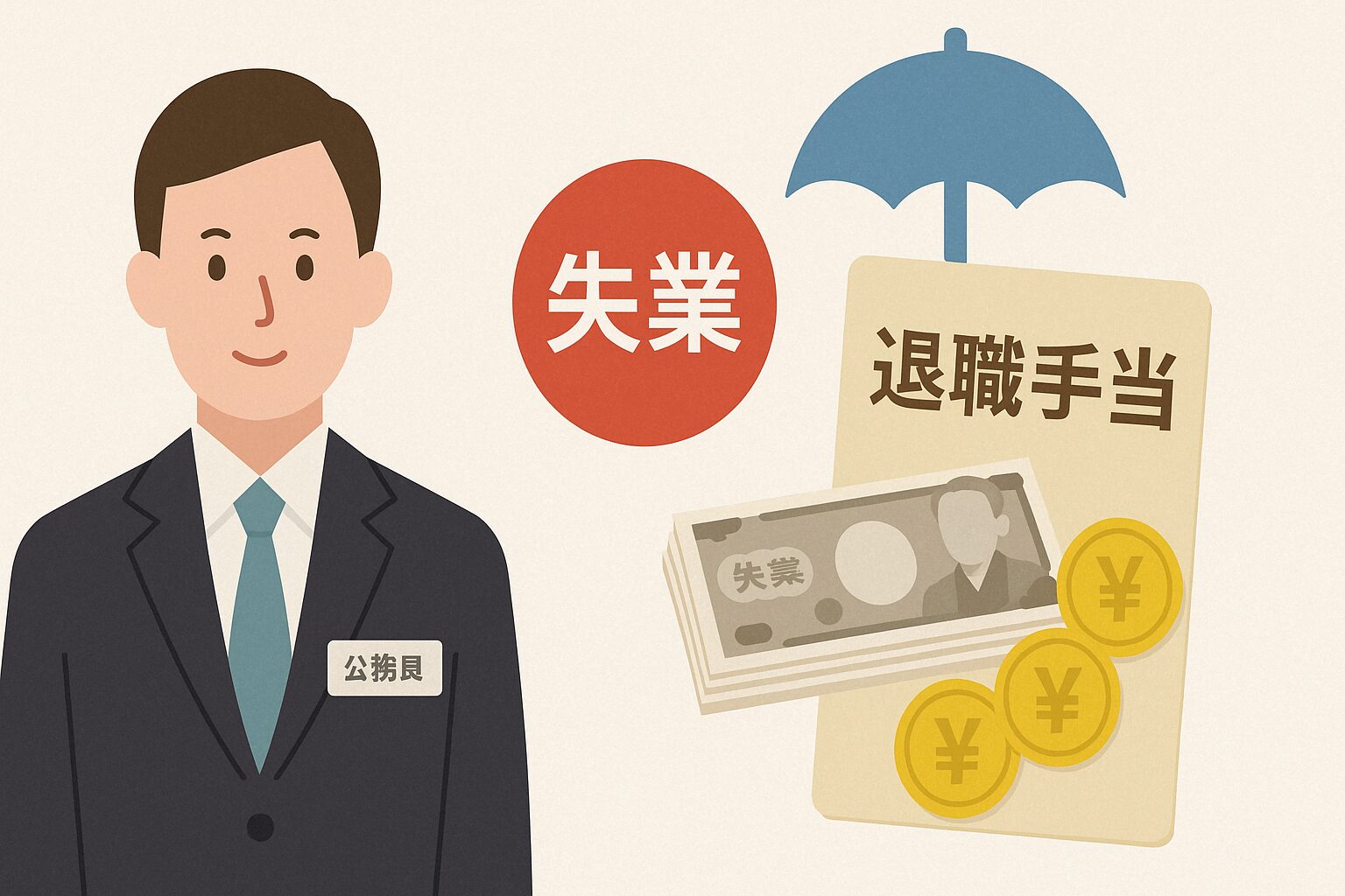公務員の失業保険や手当