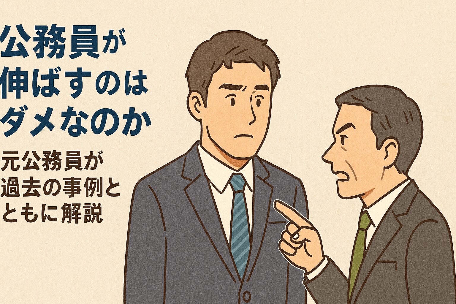 公務員　髭