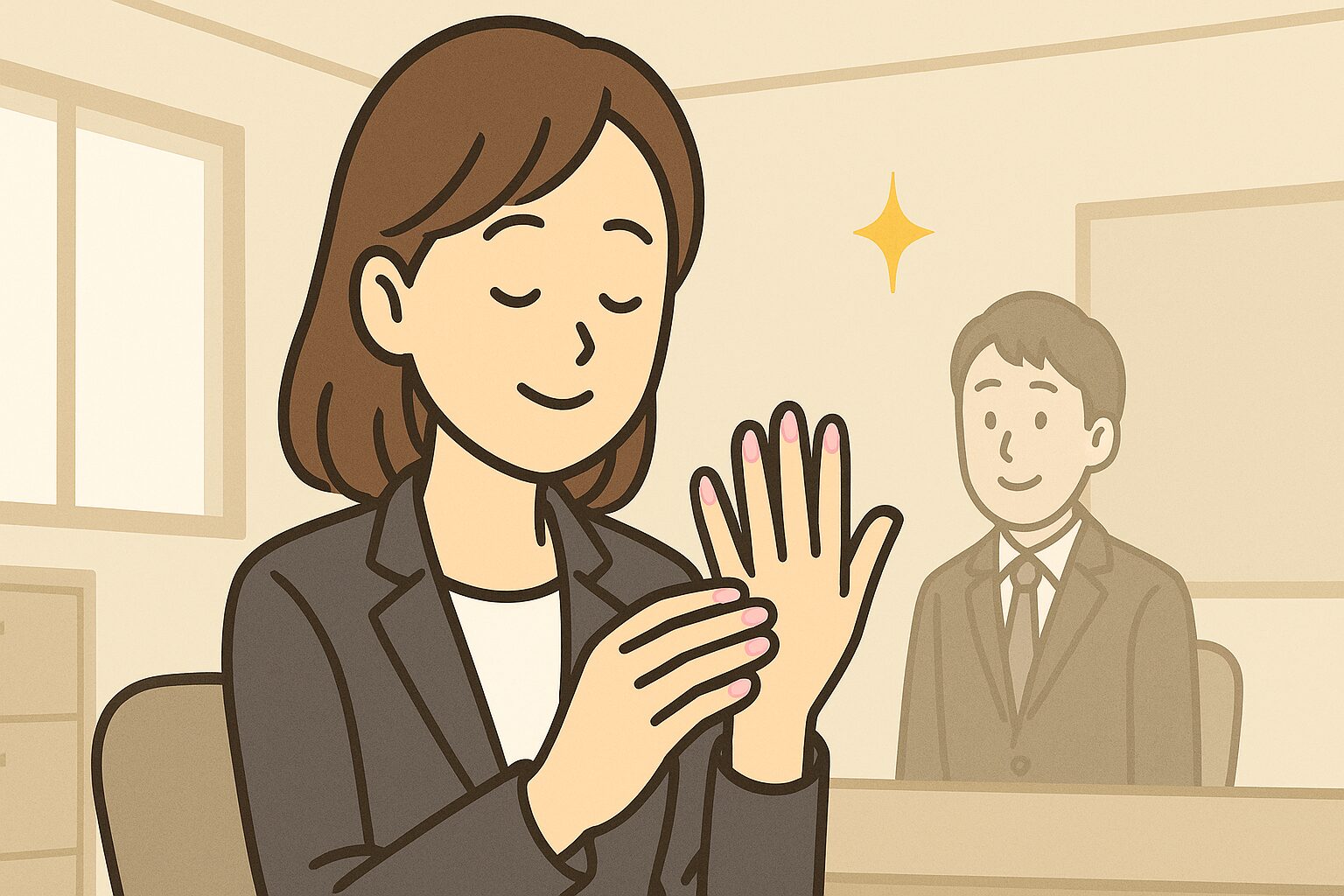 公務員　ネイル