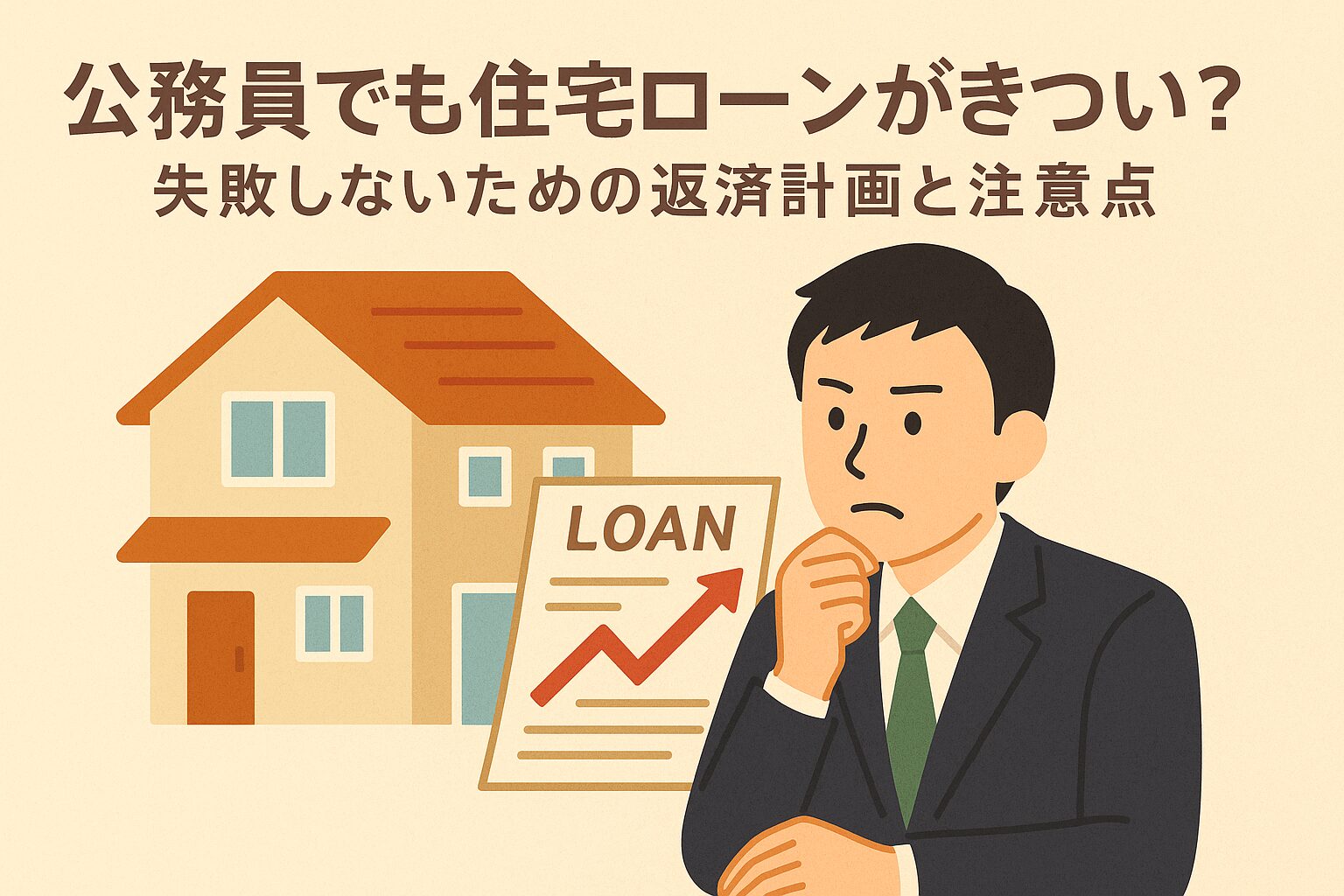 公務員　住宅ローン　きつい