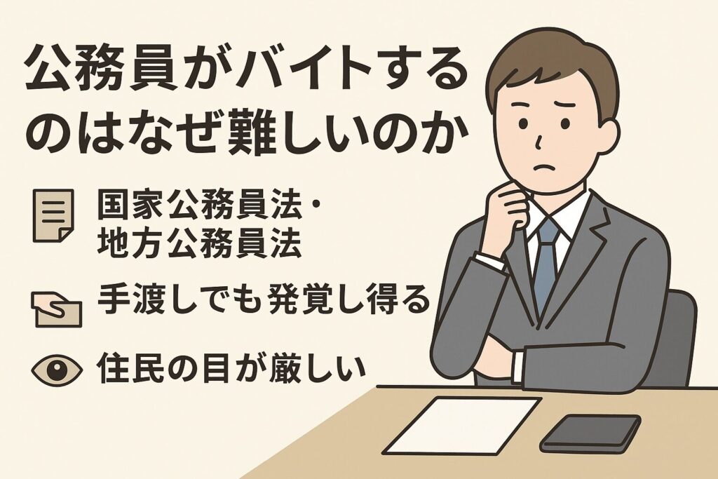 公務員 バイト 手渡し